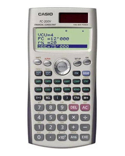 Calculadora Casio Financiera Fc-200v