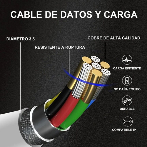 Cabo Carregador 1hora Compatível Com iPhone 2.1a 1m Branco