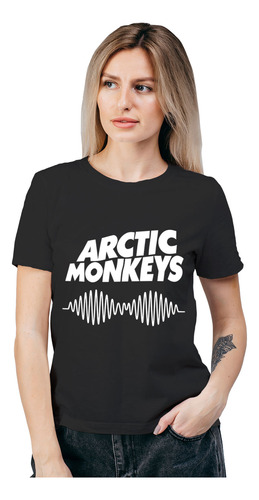 Polera Mujer Arctic Monkeys Wave Musica Algodón Wiwi