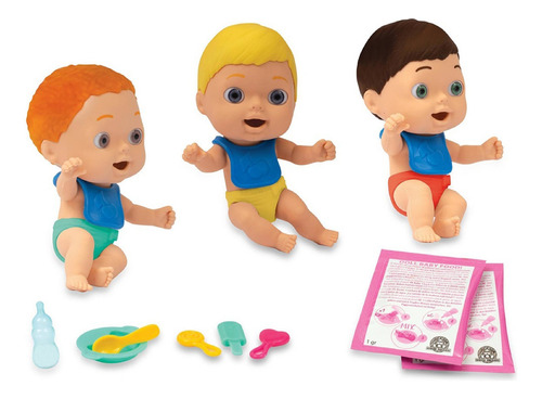 Muñeco Bebé Cicciobello Amicicci Set Hora De Comer