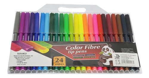 Plumón Escolar - Lápiz Scripto Dunamis 24 Colores