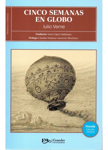 Cinco Semanas En Globo - Julio Verne (original) Sellado