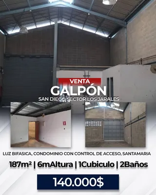 Galpón en venta