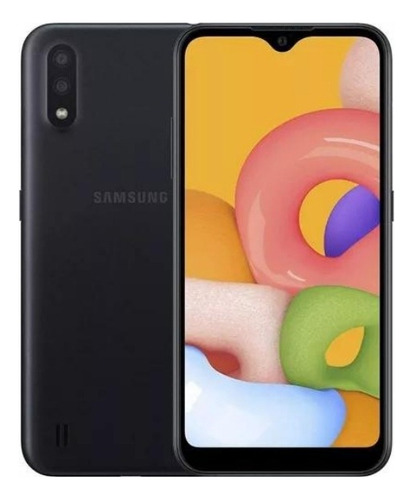 Samsung Galaxy A01 16 Gb + 2 Gb Ram Black Liberado (Reacondicionado)