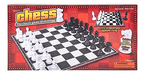 Juego De Mesa De Ajedrez Gamie, Juego De Mesa Familiar De 14
