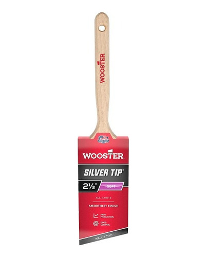 Brocha Angular Para Pintar 2'' 51mm Silver Tip 5221 Wooster