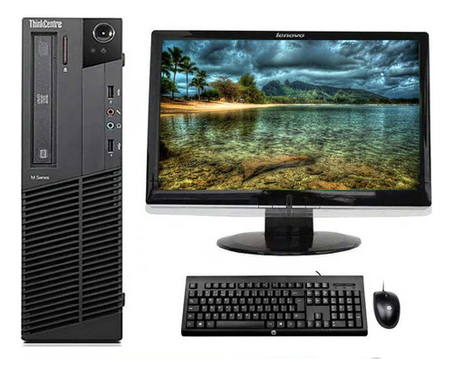 Cpu Lenovo M92 Core I3-2120 2gb 160gb Dvd + Monitor Lenovo