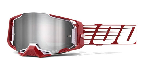 Goggles Motocross Downhill 100% Armega Oversized Deep Rojo