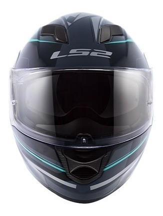 Imagem 3 de 5 de Capacete Ls2 Ff320 Stream Ixel Preto Cinza Tam. 58
