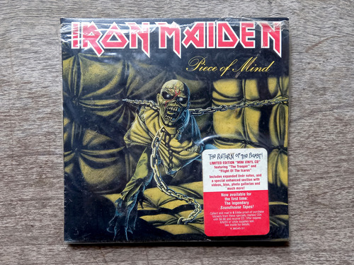 Cd Iron Maiden - Piece Of Mind (2002) Usa Edi Limitada R30