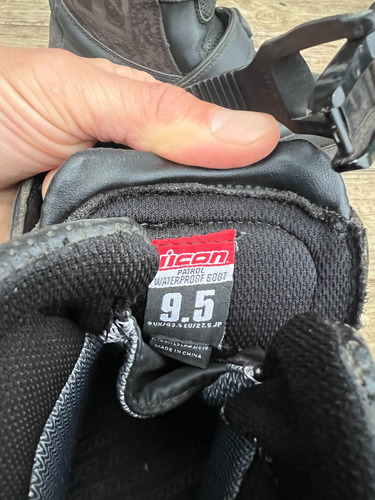 Botas Moto Offoad Icon Patrol No 9,5 Usa Impecables (Usado)