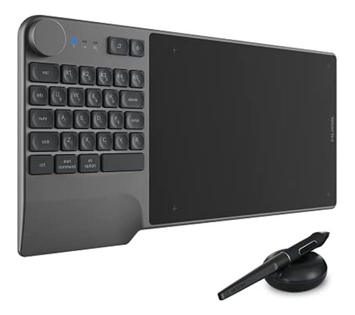 Huion Inspiroy Keydial Kd200 Bluetooth 5.0 - Tableta De Dibu Color Metal grey