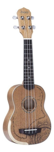 Ukulele Kalani Soprano 21 Bela Nalu Signature Com Bag Cor Marrom-claro