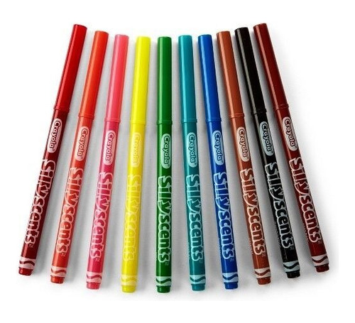 Marcadores Grandes Aroma Silly Scents Sweet Lavables 10pz