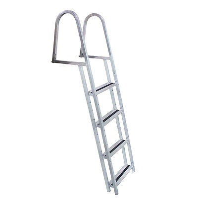 Muelle 4-escalera De Aluminio Stand-off De Borde W/quick