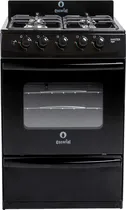 Comprar Cocina Multigas Master Style Negro 56cm 4 Hornallas Escorial