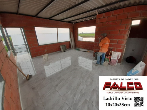Imagen 5 de 10 de Ladrillo Visto 10x20x38cm - Fabrica De Ladrillos Falco