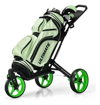 Comprar Carrito De Golf Plegable, Rueda Giratoria 360° Y Freno-verde