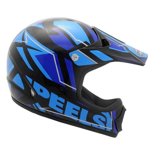 Capacete Motocross Trilha Peels Px1 Jump Azul