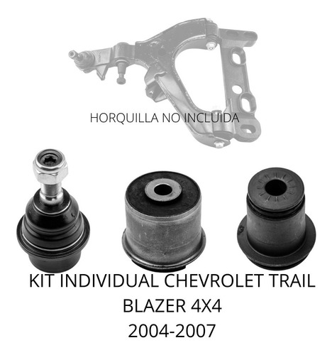 Kit Bujes Y Rotula Ind Para Chevrolet Trail Blazer 4x4 04-07