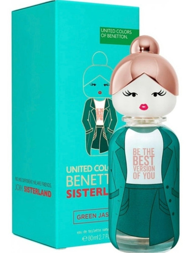 Benetton Sisterland Green Jasmine 80ml Edt Perfume - Mujer  