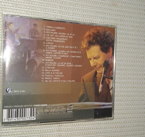 Cd Luciano Bruno - Una Notte In Paradiso - Ao Vivo ( 15853 ) (Usado)