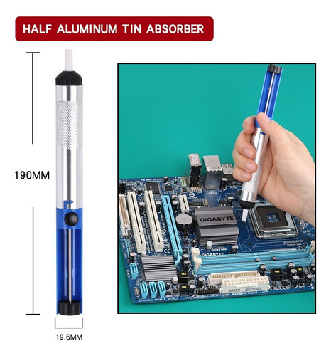 Kit De Soldadura Profesional Con Pistola Térmica Interna Por