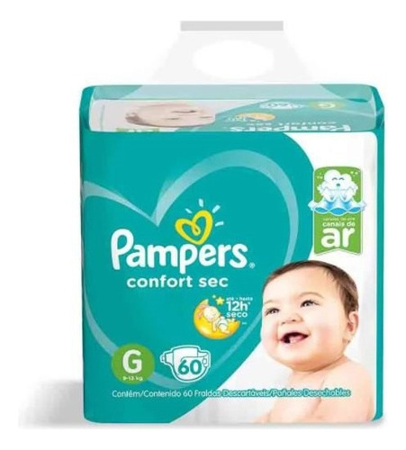 Pampers Confort Sec Grande G 9a13kg [60 Uni