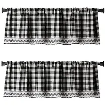 Comprar Juego De 2 Estores Cuadros Buffalo Check De Cuadros, Di...