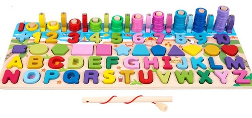 Tablero Educativo Letras Montessori Figuras De Números