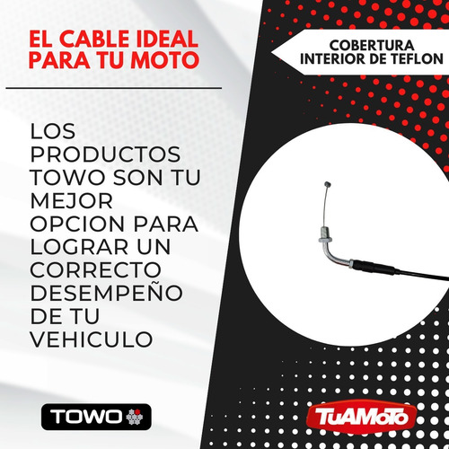 Cable acelerador Alternativo honda biz 100 towo wca03