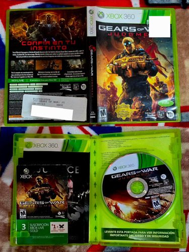 Pack5juegos Xbox360/one Gears Of War + Autógrafo'rodferguson (Usado)