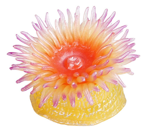 2 Sea Life Sea Anemone Party Favor Tank Amarillo