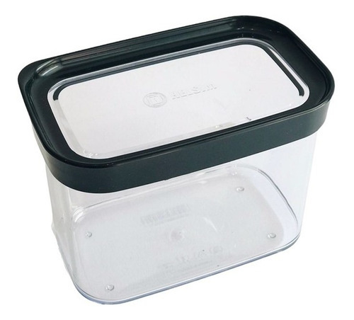 Pote para alimentos hermético Helsim POTE HERMETICO 90 1,0 LT PRETO 1L preto