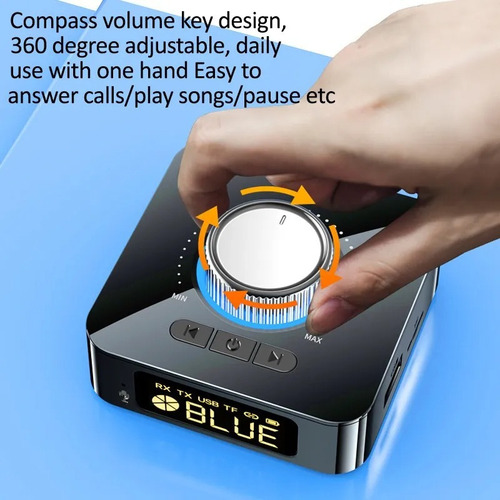 Bluetooth5.0 Transmisor/receptor Audio Portátil 2en1 Adapter