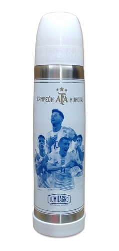Imagen 2 de 2 de Termo Lumilagro Acero Inoxidable 1 Lt - Seleccion 1 - Fdn