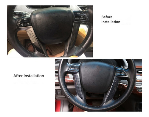 Pegatinas Con Marco De Botón Para Volante De Coche, Bisel, P