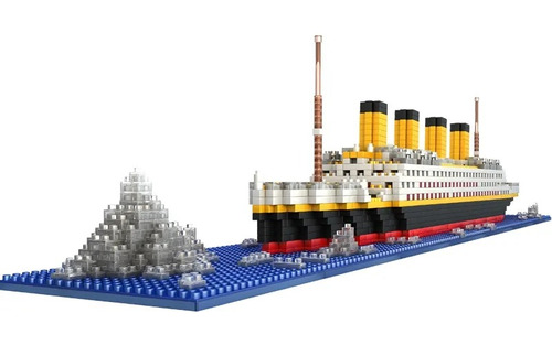 Bloques De Construcción 3d Titanic 1860 Piezas