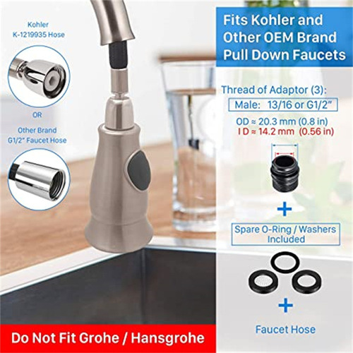 Cabezal Rociador De Grifo Extraíble Para Fregadero De Cocina