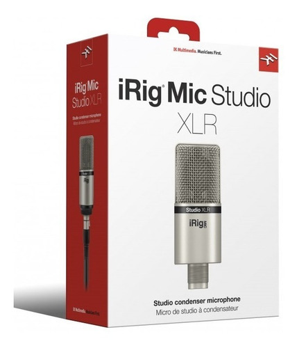 Microfono Condensador Ik Multimedia Irig Mic Studio Xlr