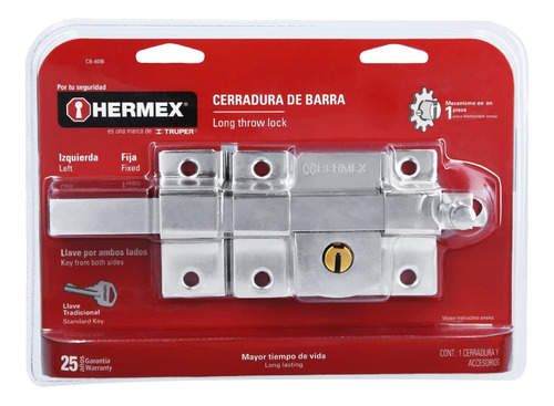 Hermex Cb-40ib - Cromado - Entero