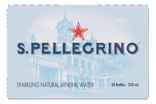 Agua Mineral S. Pellegrino 24 Pzs. De 250 Ml