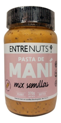 Mantequilla Mani Mix Semillas Entrenuts Sin Tacc X12u