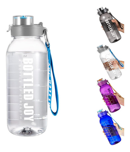 Botella De Agua, Bottled Joy, 1 Litro. Botella De Agua ...