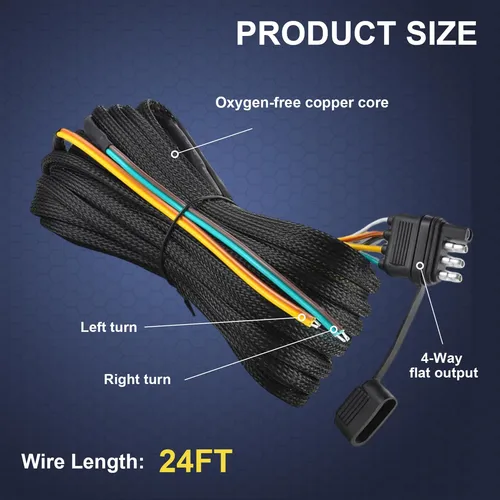 Arnés De Cableado Para Remolque, Kit De Luces Para Remolque