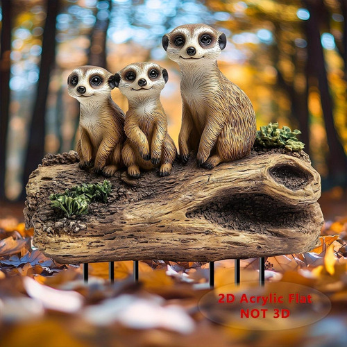 Partes De Jardín Plaga Acrílica 2d Yarda Adornos De Arte