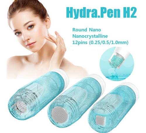 Imagen 5 de 10 de Aguja Hydrapen H2 Profesional Cartucho Repuesto Pines Nano