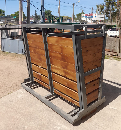 Cajon Balanza Ganadera Sin Barras De Pesaje