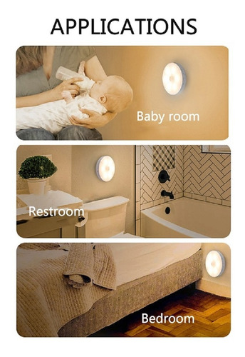 Aplique De Pared Luz Inalambrica Luz Pared Led Recargable