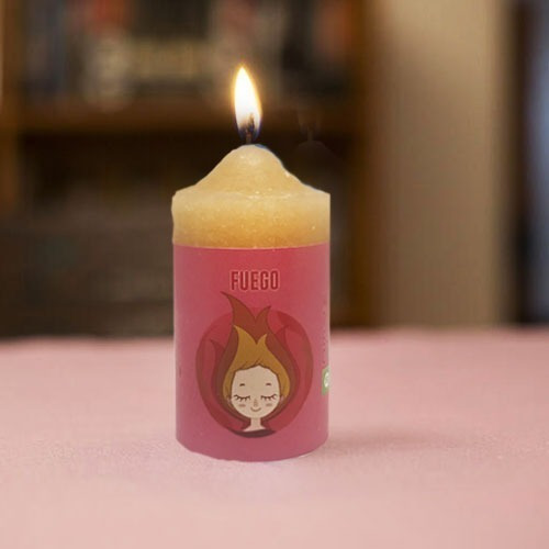 Imagen 4 de 7 de Velas Aromaticas X4 Elementos C/ Codigo Musica Spotify Relax